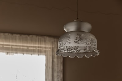 gray pendant lamp
